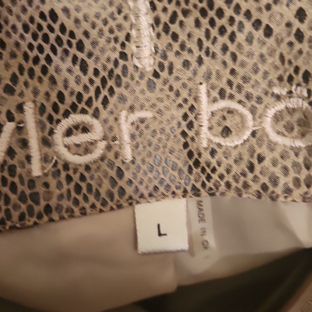 Tyler Boe Tan Python-Print Puffer Bomber Jacket S… - image 4